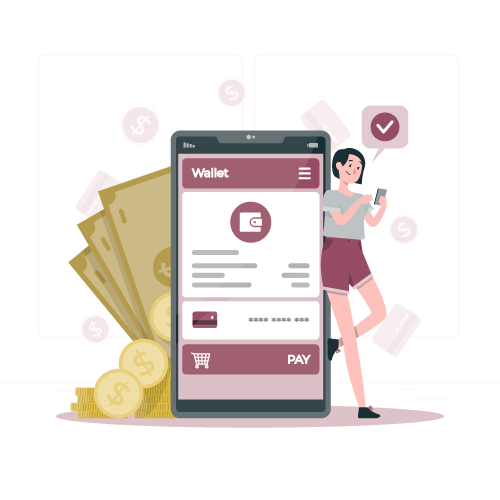 A phone screen showing payment complete